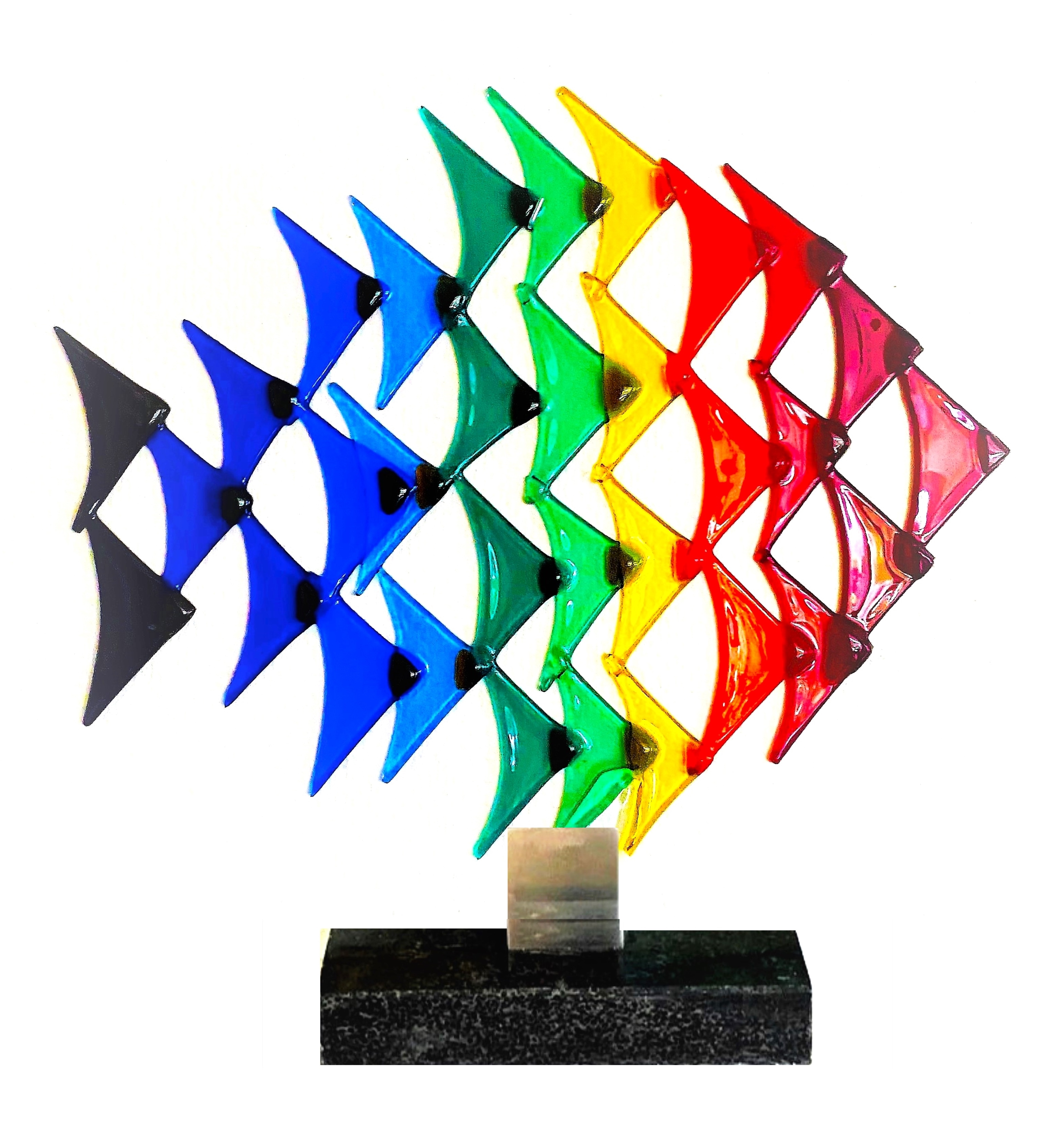 fishful thinking rainbow colored